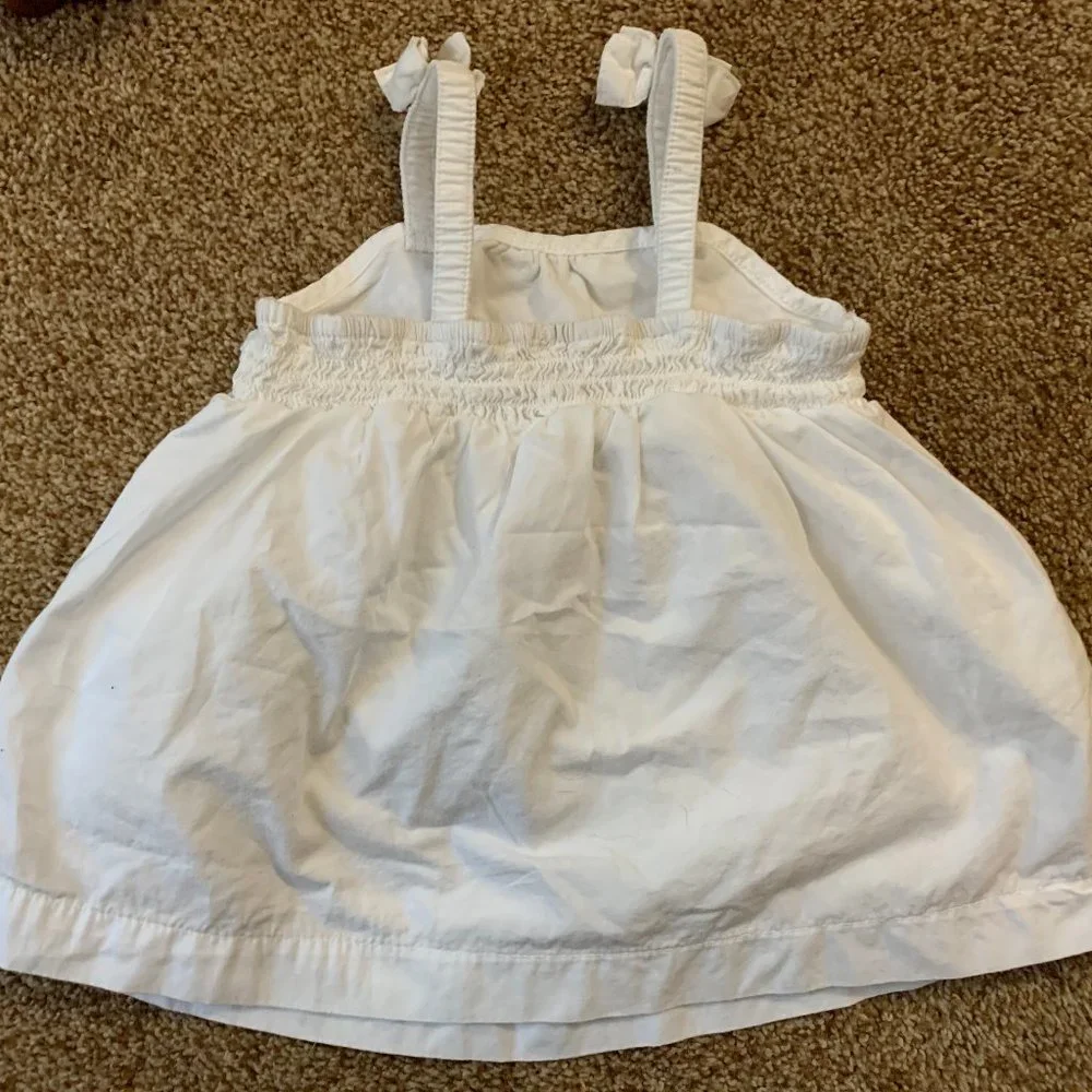 White eyelet genuine kids by Osh Kosh top
